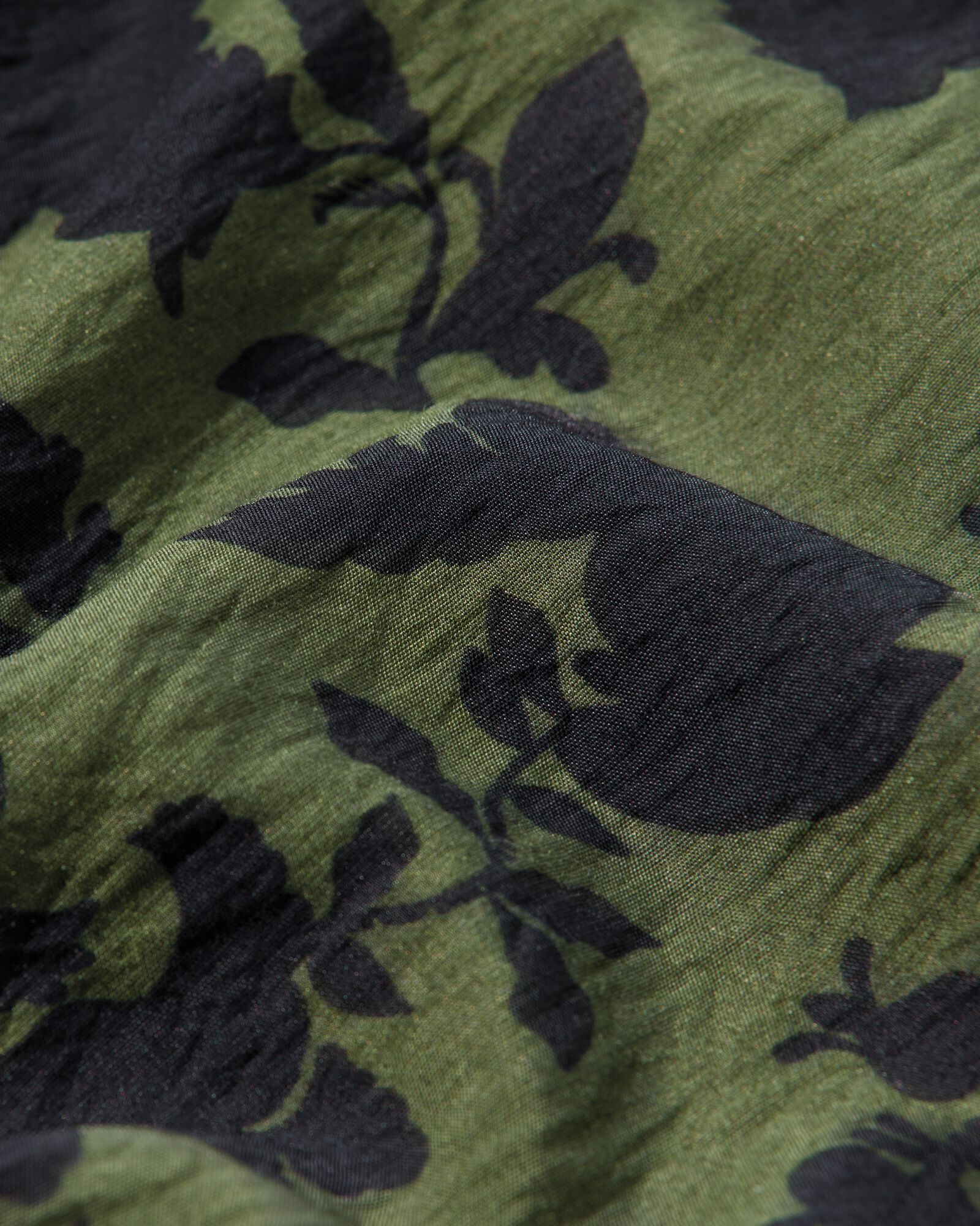 robe boutonn&eacute;e Isabel fleur pour femmes vert - 36229585GREEN - HEMA