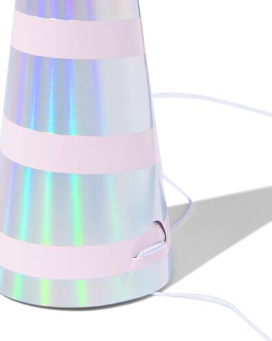 Partyh&uuml;te gestreift, 8x - 14250094 - HEMA