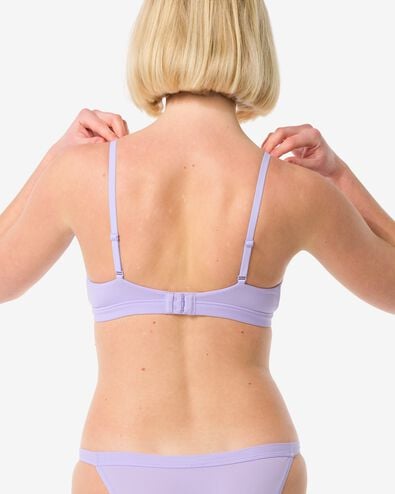 brassi&egrave;re triangle microfibre lavande - 21900083LAVENDER - HEMA
