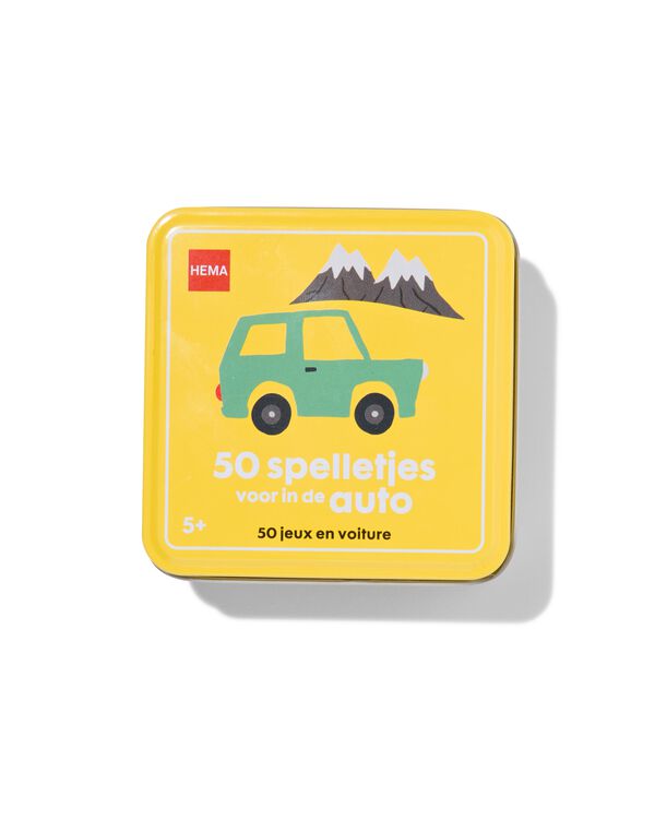 Reisespiel fürs Auto, 50 Karten - 15800017 - HEMA