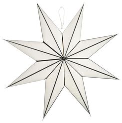 étoile de noël en papier Ø70cm blanc - 25104345 - HEMA