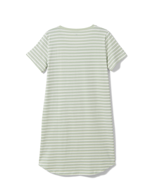 Damen-Nachthemd, Baumwolle grün grün - 1000030230 - HEMA