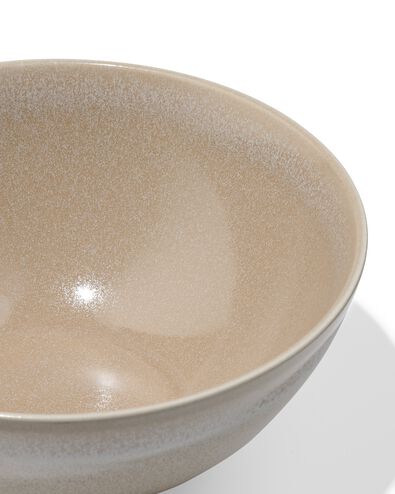 plat &Oslash;16 cm Monaco &eacute;mail r&eacute;actif brun clair - 9650200 - HEMA