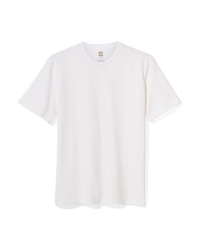 heren t-shirt relaxed fit o-hals grijs XL - 2114133 - HEMA