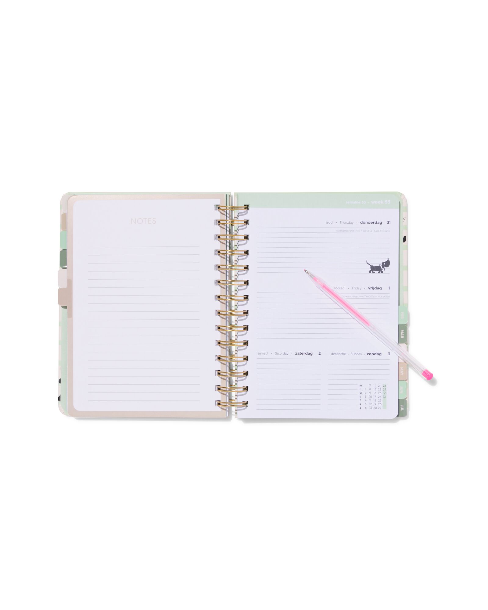 Takkie en Siepie schoolagenda 2026-2027 15.8x19cm - 14904708 - HEMA