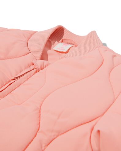 manteau enfant matelassé rose 86/92 - 30809060 - HEMA
