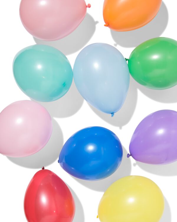 ballonnen 23cm kleur - 20 stuks - 14260089 - HEMA