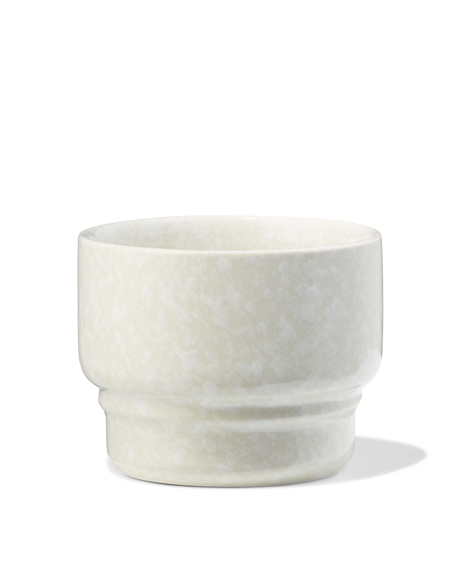 tasse &agrave; caf&eacute; 220ml Trend fa&iuml;ence verte mouchet&eacute;e - 80660354 - HEMA