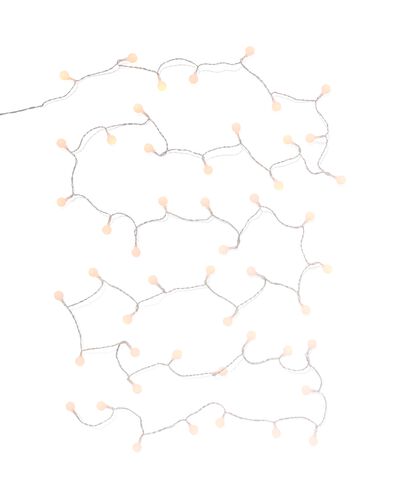 Lichterkette 5,1&nbsp;m mit 50 LED-Leuchtkugeln f&uuml;r den Innenbereich - 25550020 - HEMA
