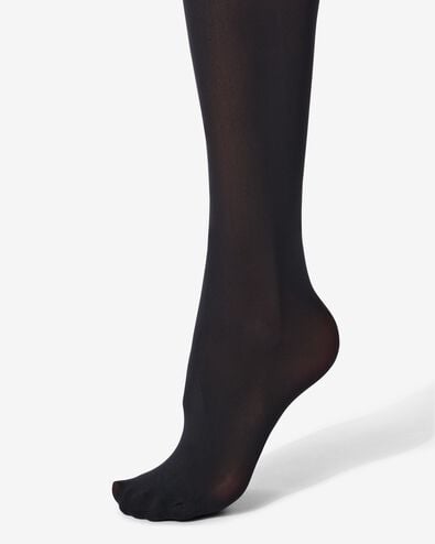 temp tech panty 40denier zwart zwart - 1000001105 - HEMA