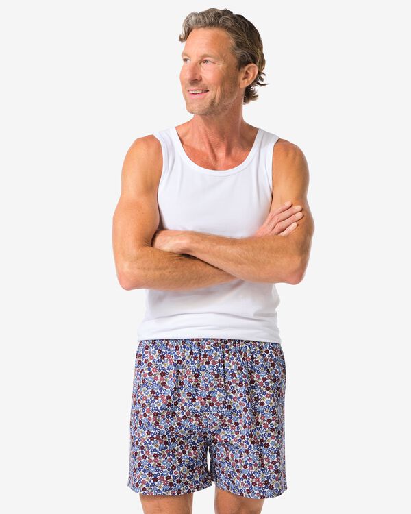 Lockere Herren-Boxershorts, Blumen multifarbe multifarbe - 19190520MULTICOLOUR - HEMA