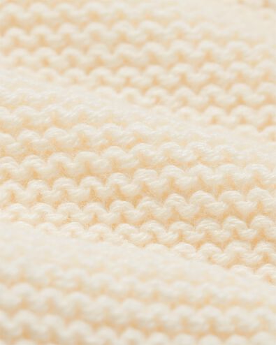 newborn vest fijngebreid ecru ecru - 33446320ECRU - HEMA