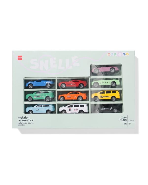 auto's - 10 stuks - 15100236 - HEMA