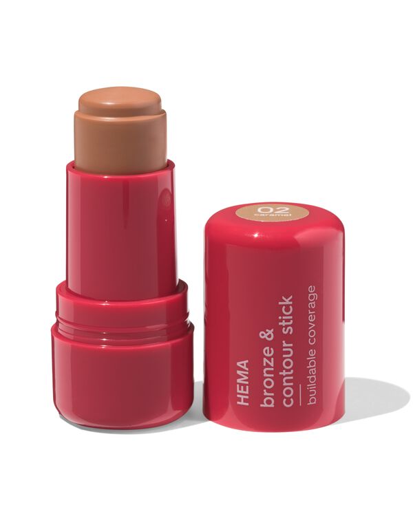 bronze & contour stick 02 caramel - 11290441 - HEMA