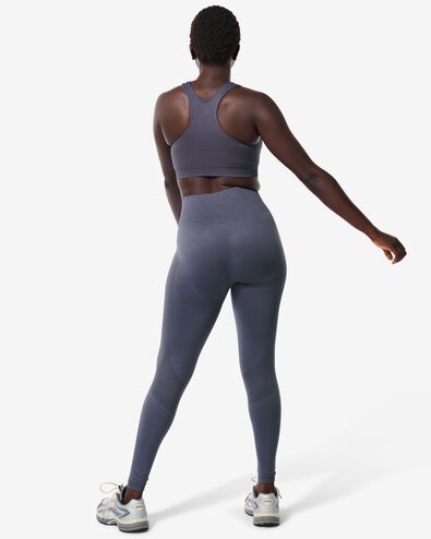 legging de sport femme sans coutures violet XL - 36090170 - HEMA