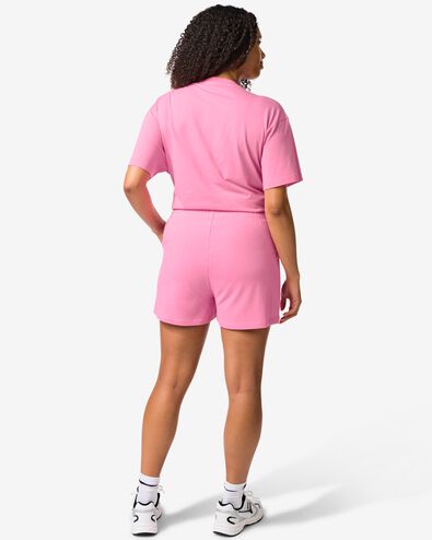 dames sweatshort roze roze - 36000440PINK - HEMA