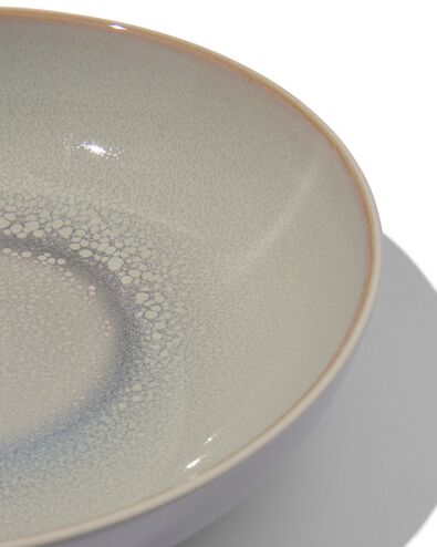 assiette creuse 21 cm - helsinki - émail réactif - gris clair - 9602015 - HEMA