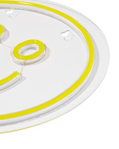 Neonlampe, &Oslash;30 cm, Gesicht - 38400053 - HEMA
