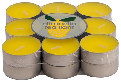 18 bougies d&rsquo;ambiance parfum&eacute;es citronnelle - 13503239 - HEMA