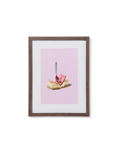 fotolijst 15x20cm hout dun - 13626079 - HEMA