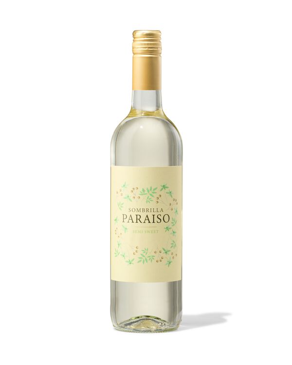 Sombrilla Paraiso wit half zoet 0.75L - 17350023 - HEMA