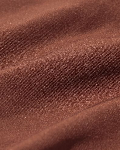 string femme microfibre et dentelle marron fonc&eacute; - 19671514DARKBROWN - HEMA