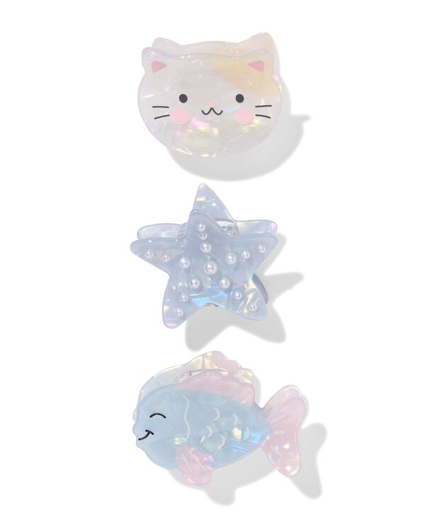 haarclips figuren - 3 stuks - 60101115 - HEMA
