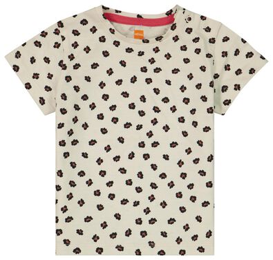Baby-T-Shirt, Leopardenmuster eierschalenfarben - 1000023879 - HEMA