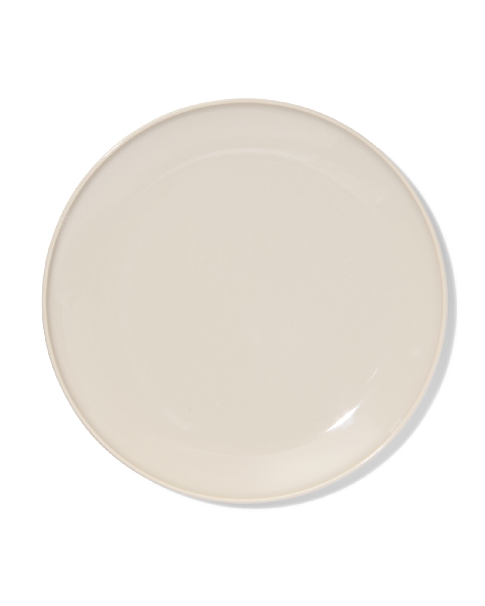 assiette plate ⌀26,5cm Knap new bone china grise - 9650304 - HEMA