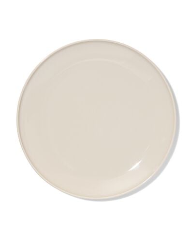 assiette plate ⌀26,5cm Knap new bone china grise - 9650304 - HEMA
