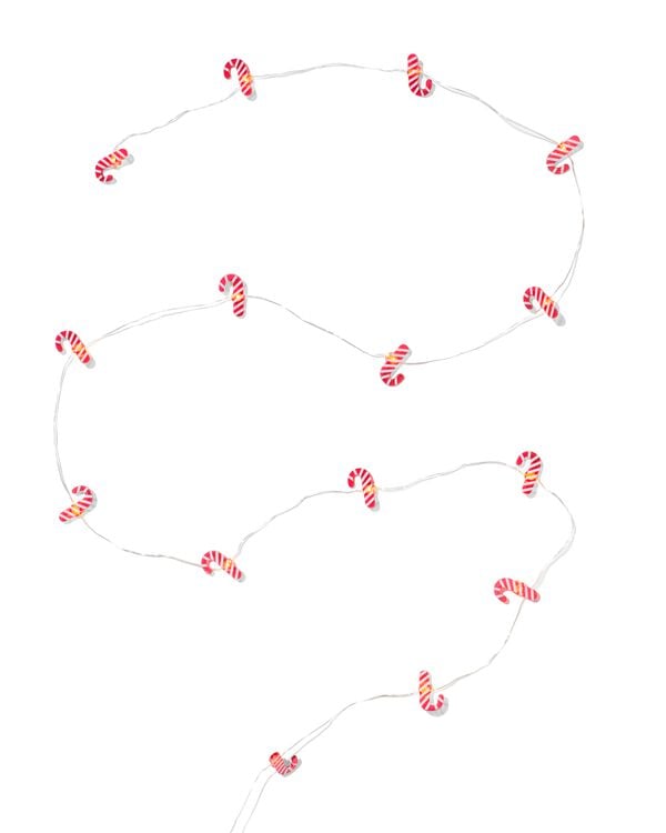 lichtsnoer 1.8m met 15 lampjes zuurstokken voor binnen - 25500144 - HEMA