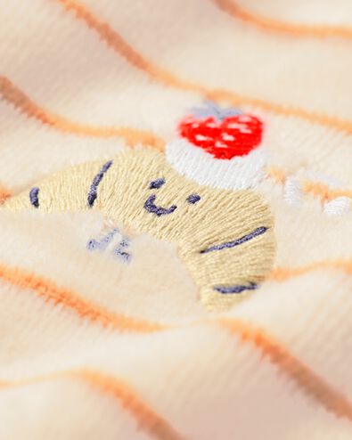 newborn trui velours strepen &eacute;cru &eacute;cru - 33444120ECRU - HEMA