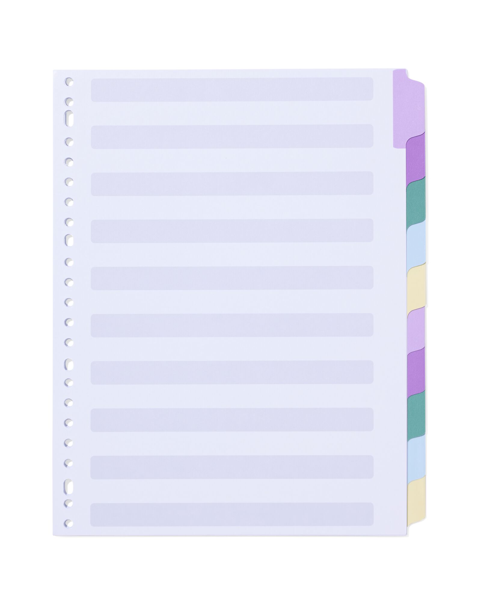 20 intercalaires carton A4 - 14822213 - HEMA