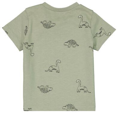 baby t-shirts - 2 stuks groen - 1000023444 - HEMA