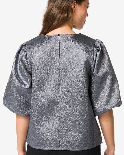 Damen-Shirt Dawn, Crinkle-Design silber - 36206040SILVER - HEMA
