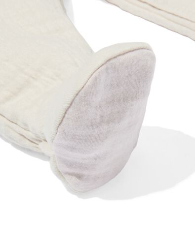 Newborn-Strampler mit F&uuml;&szlig;chen ecru ecru - 33480010ECRU - HEMA