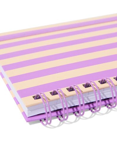 carnet A5 lignes rayures - 14144404 - HEMA