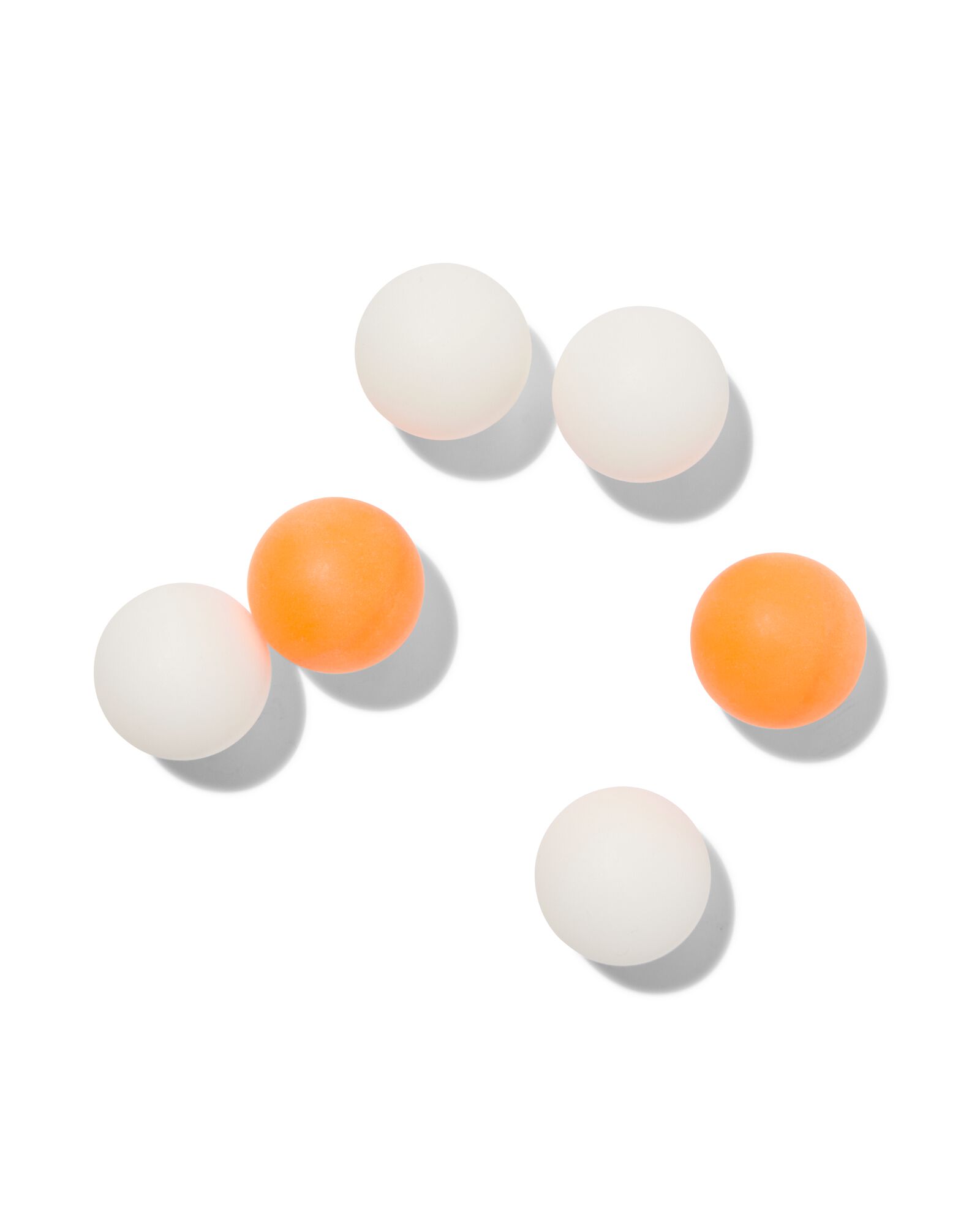 6 Balles de Ping Pong sous blister