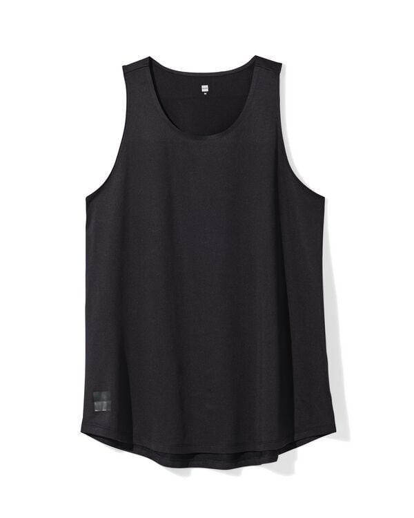 dames sportsinglet loose fit zwart zwart - 36000506BLACK - HEMA