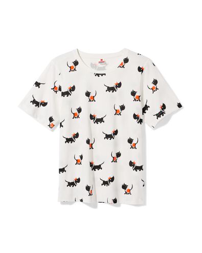 Takkie dames T-shirt jersey koningsdag wit wit - 36208730WHITE - HEMA