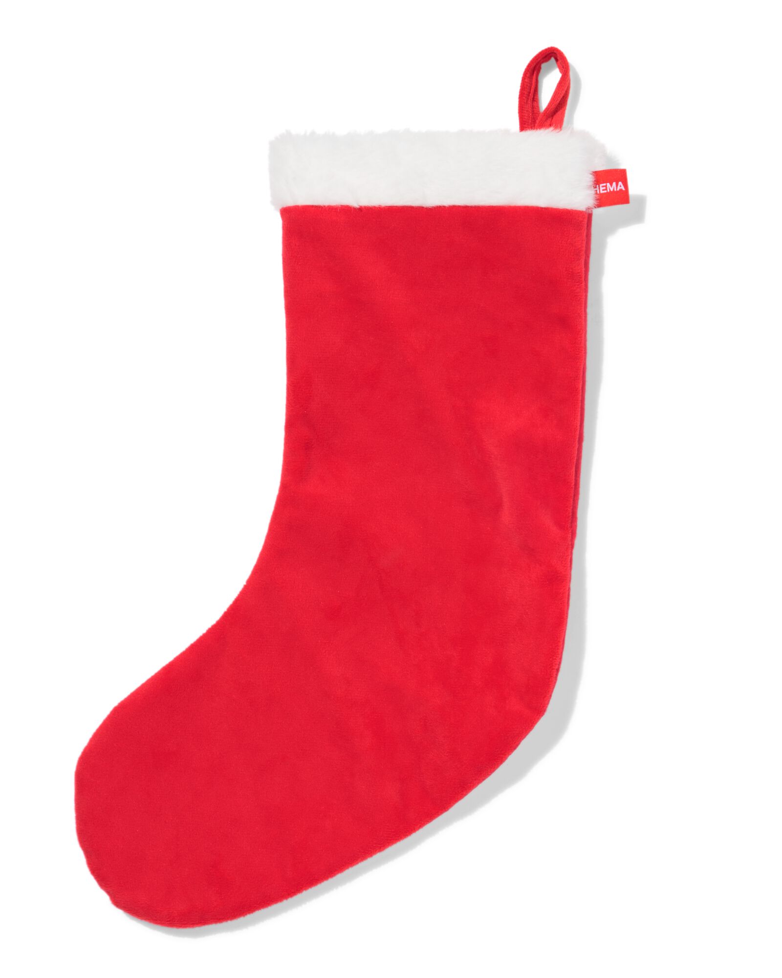Weihnachtsstrumpf, 42,5 &times; 16,5 cm, Rot - 25100051 - HEMA