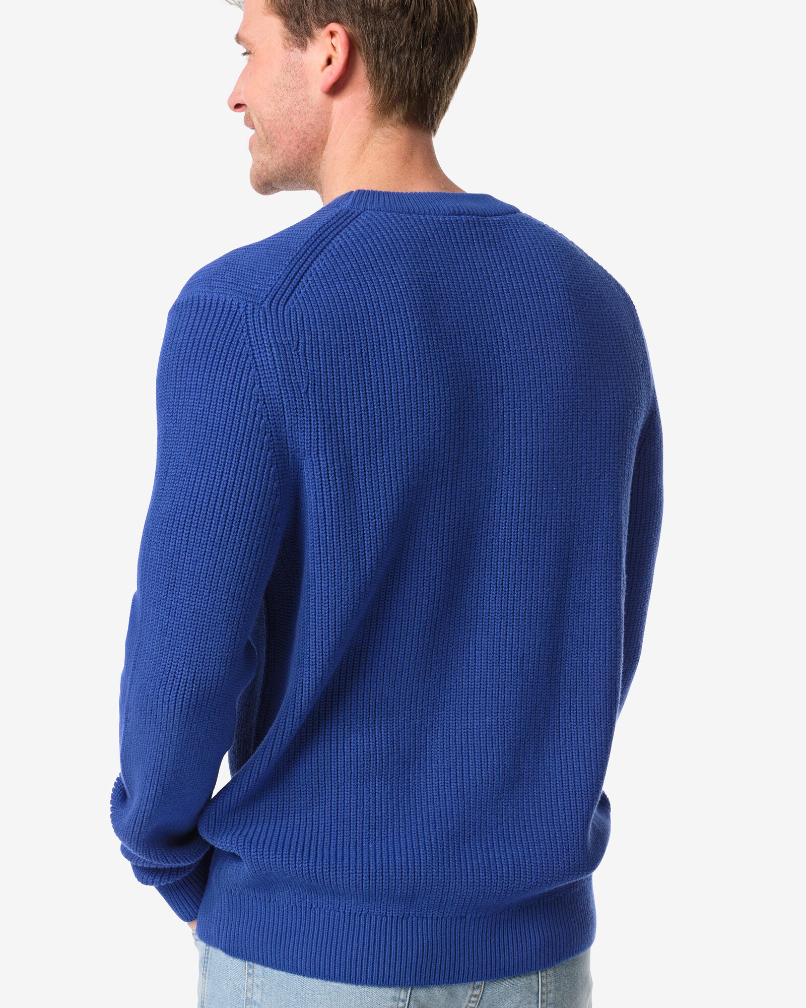 pull homme Jens rayures bleu vif - 2170220BRIGHTBLUE - HEMA