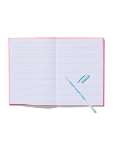 carnet A5 rose - 14130229 - HEMA