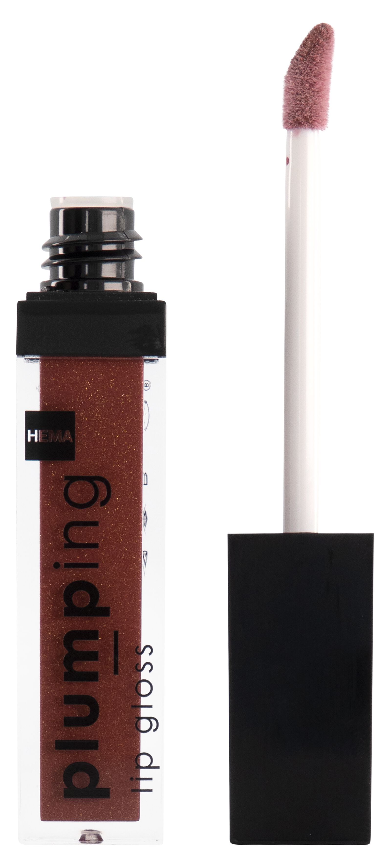 plumping lipgloss donkerrood - 11230254 - HEMA