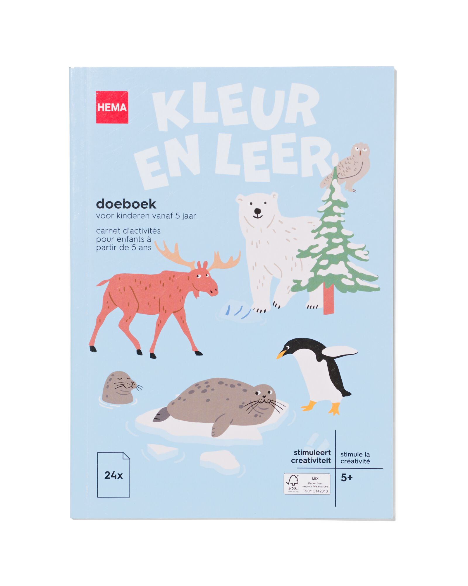 livre &agrave; colorier et dactivit&eacute; 5+ - 15910214 - HEMA