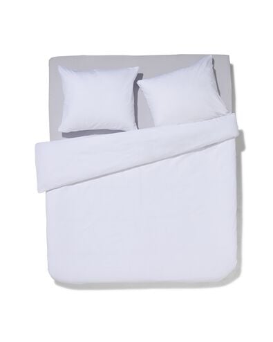 housse de couette 240x200/220 coton doux blanc - 5797024 - HEMA