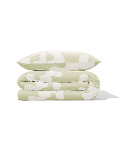 housse de couette 140x200/220 cm coton doux lignes - 5700246 - HEMA