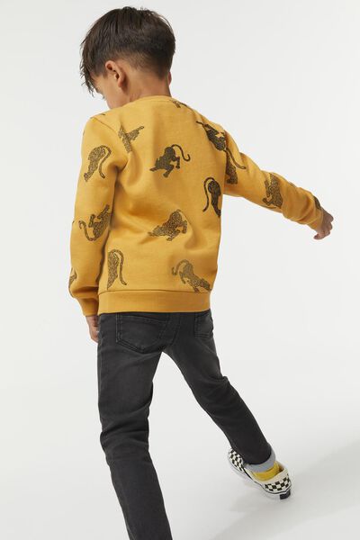 Kinder-Sweatshirt, Geparden gelb gelb - 1000028348 - HEMA