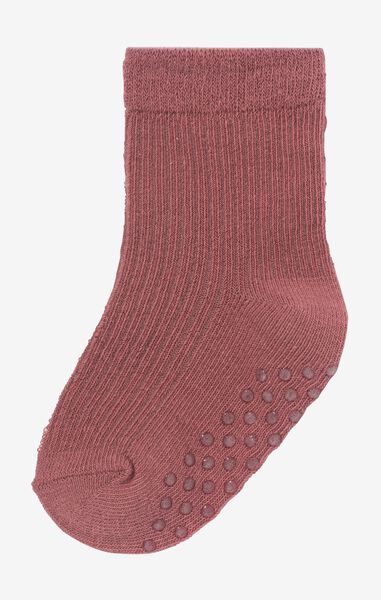 5 paires de chaussettes bébé avec coton rose 0-6 m - 4770341 - HEMA