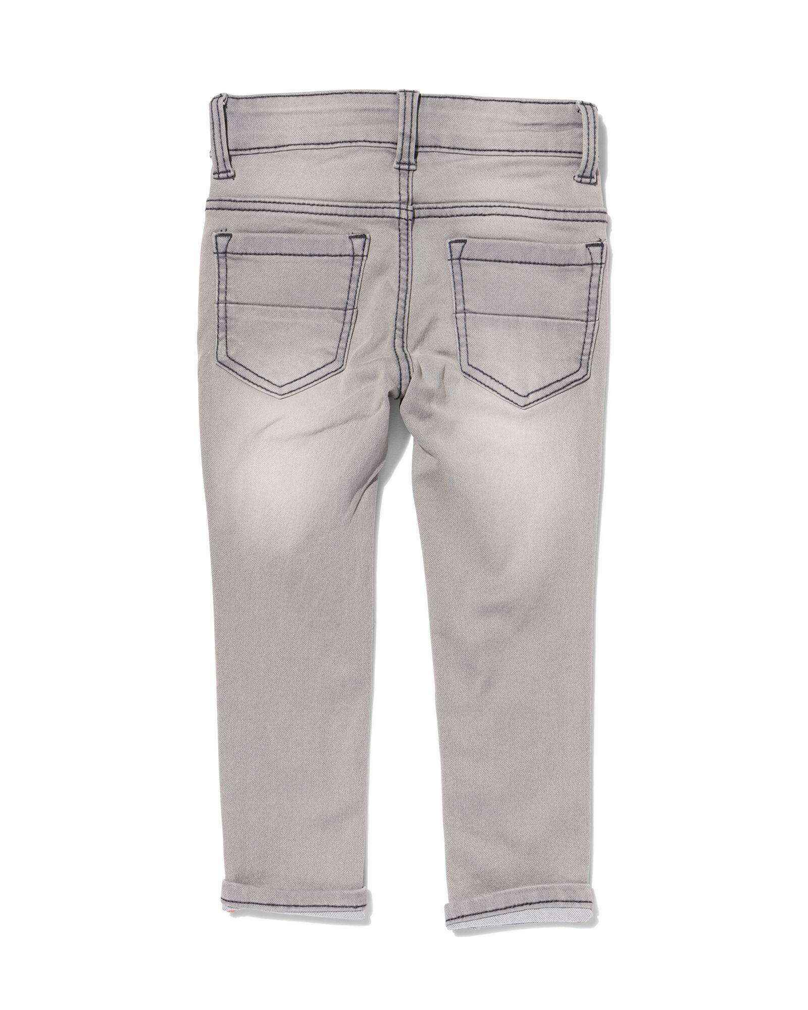 pantalon jogdenim enfant modèle skinny gris gris - 1000028292 - HEMA
